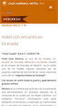 Mobile Screenshot of hotelcasamorisca.com