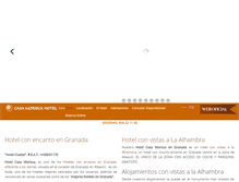 Tablet Screenshot of hotelcasamorisca.com